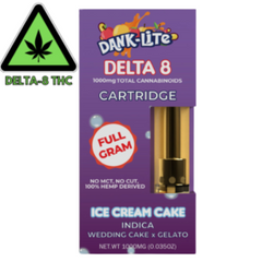 Dank Lite Delta 8 Vape Cartridge - 3 Flavors