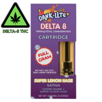 Dank Lite Delta 8 Vape Cartridge - 3 Flavors