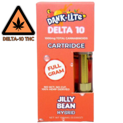 Dank Lite Delta 10 Vape Cartridge - 3 Flavors