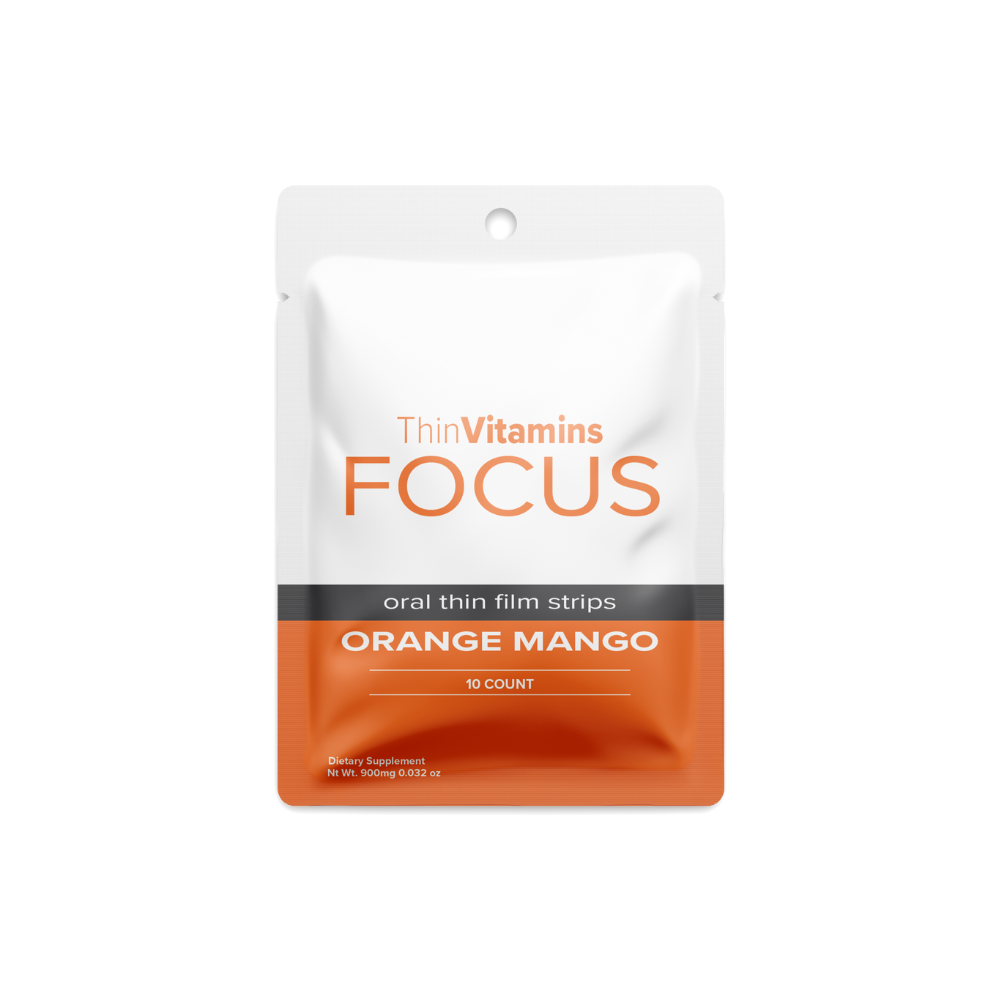 Thin Vitamins Oral Dissolving Strips Focus